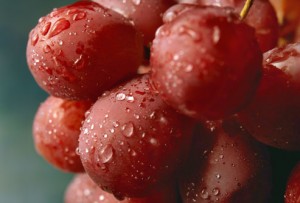 red grapes