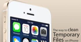 ลบไฟล์ Temporary ใน App ได้พื้นที่ใน iPhone คืนมาอีกเยอะ